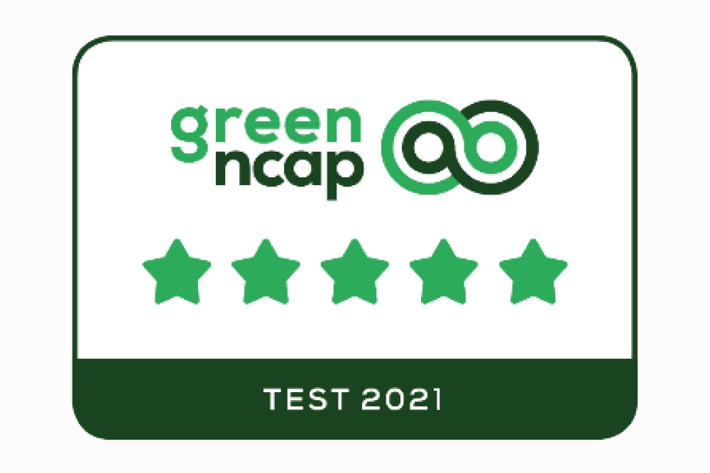 Green NCAP logo. Test 2021