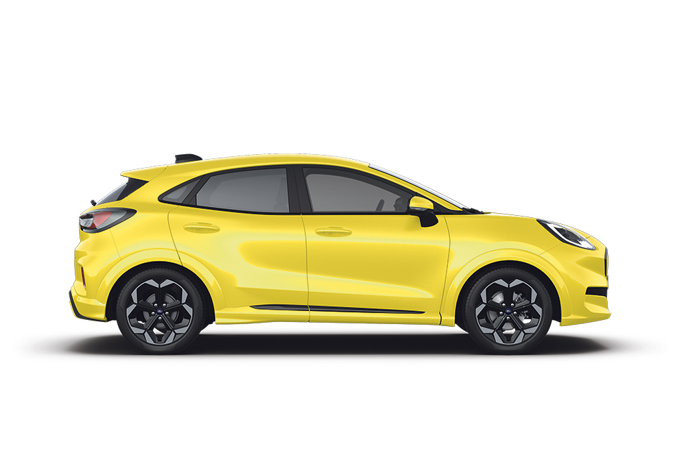 Un Ford Puma Gen-E galben