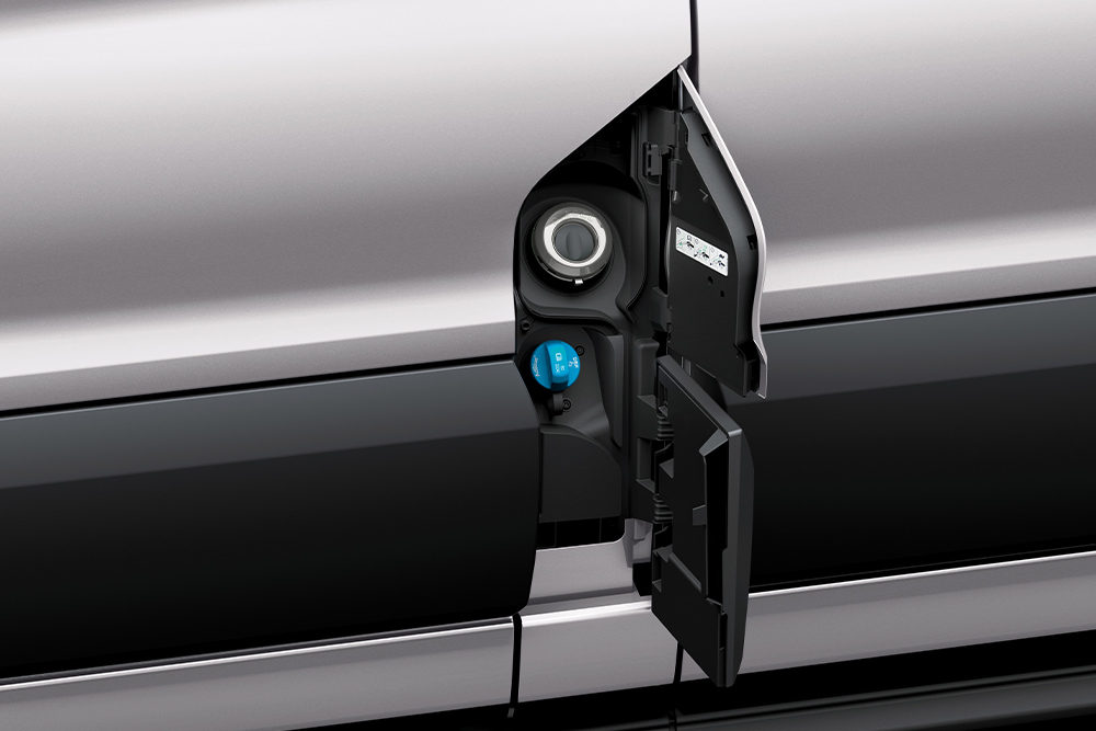 Sistem de umplere cu combustibil fără capac Ford Transit Kombi Easy Fuel.