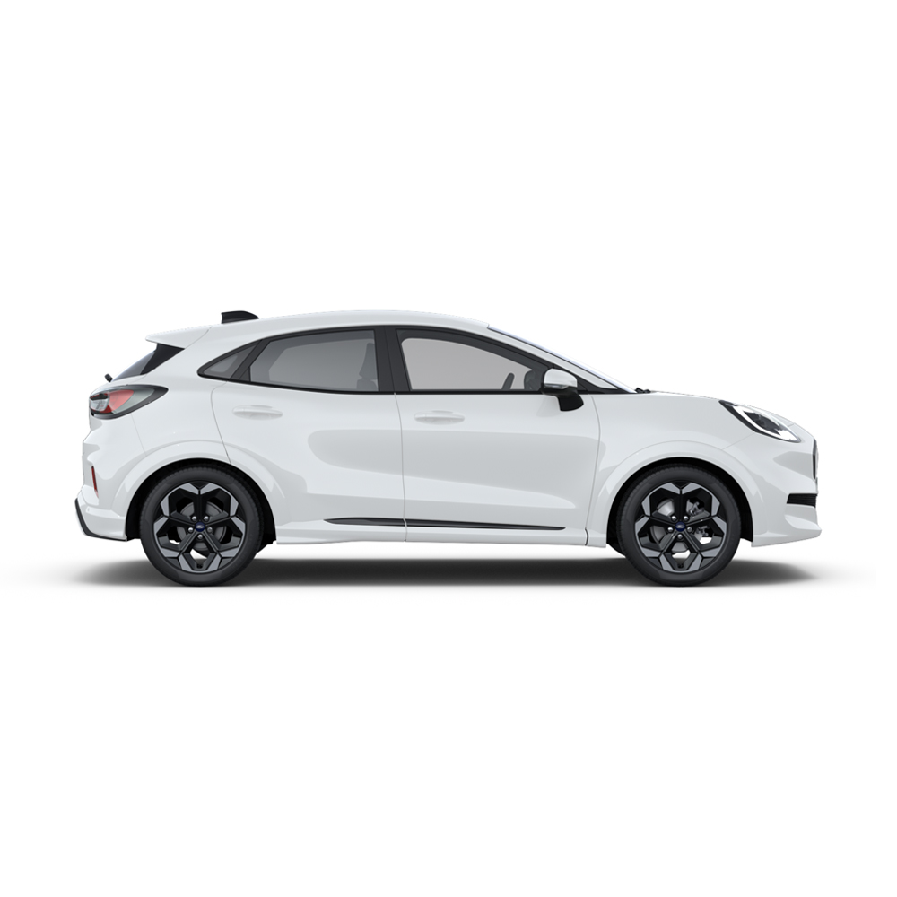 Un Ford Puma mHEV in culoarea Silver